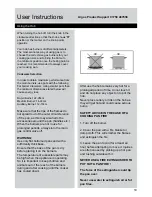 Preview for 11 page of Cookworks BUSH CGS50W Installation & User'S Instructions