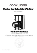 Preview for 1 page of Cookworks CM2069ST Care & Instruction Manual