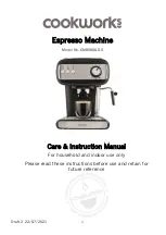 Preview for 1 page of Cookworks CM8500A-GS Care & Instruction Manual