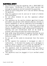 Preview for 2 page of Cookworks CM8500A-GS Care & Instruction Manual