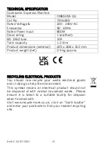 Preview for 15 page of Cookworks CM8500A-GS Care & Instruction Manual