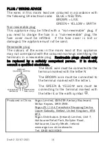 Preview for 16 page of Cookworks CM8500A-GS Care & Instruction Manual