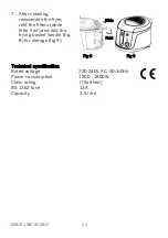 Preview for 11 page of Cookworks DF5318 Care & Instruction Manual