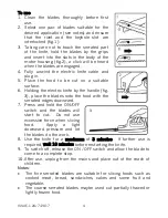 Preview for 4 page of Cookworks EK-120S Care & Instruction Manual