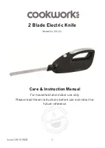 Cookworks EK-121 Care & Instruction Manual предпросмотр