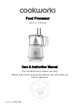 Cookworks FP9076-GS Care & Instruction Manual preview