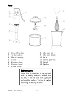 Предварительный просмотр 4 страницы Cookworks HB956SH6PB Care & Instruction Manual