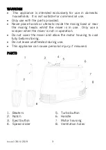 Preview for 3 page of Cookworks HM9018B-GS Care & Instruction Manual