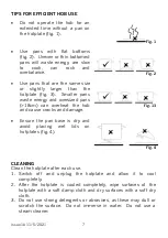 Preview for 7 page of Cookworks JB-3228GL Care & Instruction Manual