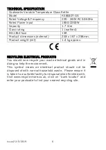 Preview for 6 page of Cookworks KE8040T-GS Care & Instruction Manual