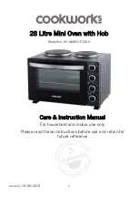 Preview for 1 page of Cookworks KH-M28RC-E1DKH Care & Instruction Manual