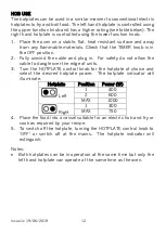 Preview for 12 page of Cookworks KH-M28RC-E1DKH Care & Instruction Manual