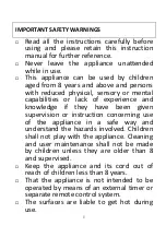 Preview for 2 page of Cookworks KT-203 Instruction Manual