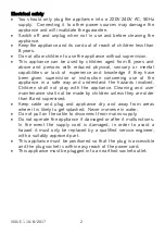 Preview for 2 page of Cookworks LW-8010A Care & Instruction Manual