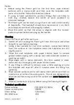 Preview for 5 page of Cookworks LW-8010A Care & Instruction Manual