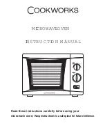 Cookworks M8017P-F Instruction Manual preview