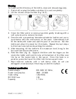 Preview for 5 page of Cookworks MK-17S19C Care & Instruction Manual