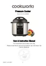 Cookworks MY-CJ6002W Care & Instruction Manual preview