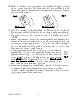 Preview for 9 page of Cookworks MY-CS6007WP Care & Instruction Manual