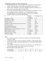 Preview for 13 page of Cookworks MY-CS6007WP Care & Instruction Manual