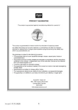 Preview for 9 page of Cookworks T3221AE Care & Instruction Manual