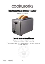 Cookworks TA1710A-GS Care & Instruction Manual preview