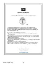 Preview for 9 page of Cookworks TA1710A-GS Care & Instruction Manual