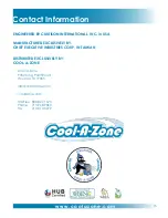 Предварительный просмотр 15 страницы Cool-A-Zone C200 User Manual