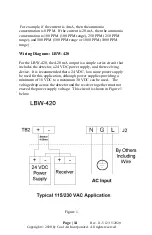 Предварительный просмотр 16 страницы Cool Air LBW-420-1-EC Manual