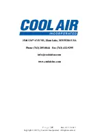 Preview for 28 page of Cool Air LBW-420-LEL User Manual