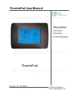 Cool Automation ThermoPad User Manual предпросмотр