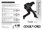 Preview for 1 page of Cool Cat! CF-2 FUZZ Instructions