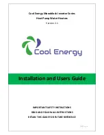 Cool Energy CE-H17 Installation And User Manual preview