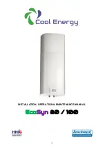 Cool Energy EcoSyn 100 Installation, Operation & Maintenance Manual preview