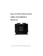 Cool Energy XWH-02DHv User And Service Manual preview