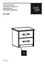 Preview for 1 page of Cool Kids Furniture 4220 Assembly Instructions