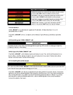 Preview for 4 page of Cool Space BLIZZARD50 Operation And Maintenance Manual