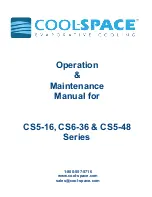 Cool Space CS5-16 Series Operation & Maintenance Manual preview