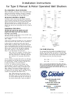 Preview for 2 page of Coolair S24 Operation And Maintenance Instructions