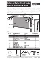 Coolaroo Exterior Roller Sun Shade Installation Instructions Manual предпросмотр