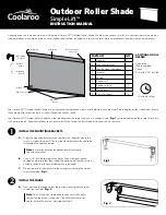 Coolaroo Simple Lift Instruction Manual предпросмотр