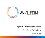 CoolAutomation CooLinkHub Quick Installation Manual preview