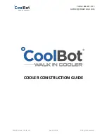 CoolBot Walk-in Cooler Construction Manual предпросмотр