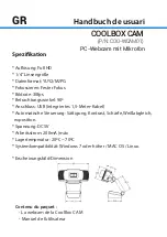 Preview for 18 page of Coolbox CAM User Manual