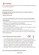 Preview for 6 page of Coolbox FC75 Manual