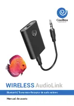 Coolbox Wireless AudioLink User Manual preview