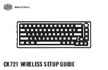 Предварительный просмотр 1 страницы Cooler Master CK721 Wireless Setup Manual