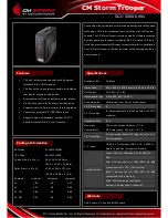 Preview for 1 page of Cooler Master CM Storm Trooper SGC-5000-KKN1 Features & Specifications