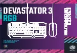 Предварительный просмотр 1 страницы Cooler Master DEVASTATOR 3 RGB Manual