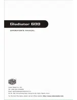 Cooler Master Gladiator 600 Operator'S Manual preview